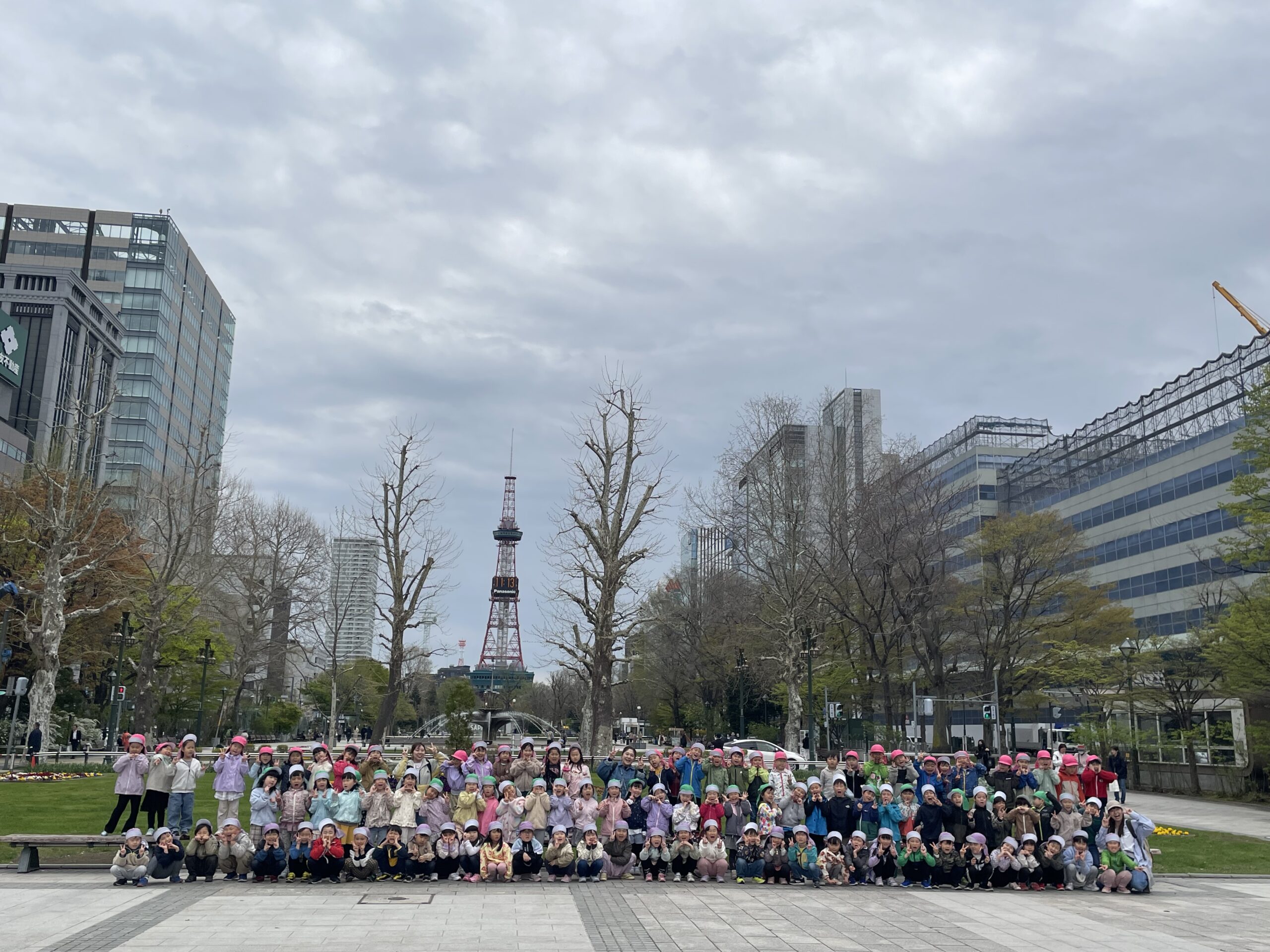年長組　地下鉄に乗って大通公園に行きました！